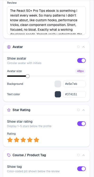 Testimonial Generator — Demo 42